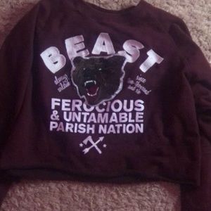 Cropped Parish Nation Vintage Sweatshirt